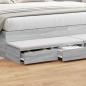 Preview: Bett-Schubladen Grau Sonoma 200x36,5x16,5 cm Holzwerkstoff