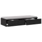 Preview: Bett-Schubladen Schwarz 80x36,5x16,5 cm Holzwerkstoff