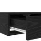 Preview: Bett-Schubladen Schwarz 80x36,5x16,5 cm Holzwerkstoff