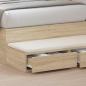 Preview: Bett-Schubladen Sonoma Eiche 80x36,5x16,5 cm Holzwerkstoff