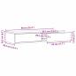 Preview: Bett-Schubladen aus Altholz 90x36,5x16,5 cm MDF