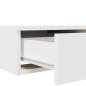 Preview: Bett-Schubladen Weiß 120x36,5x16,5 cm Spanplatte