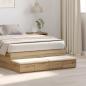 Preview: ARDEBO.de - Bett mit Schubladen Artisan Eiche 120x36,5x16,5 cm Holzwerkstoff
