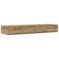 Preview: Bett mit Schubladen Artisan Eiche 120x36,5x16,5 cm Holzwerkstoff