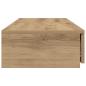 Preview: Bett mit Schubladen Artisan Eiche 120x36,5x16,5 cm Holzwerkstoff