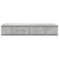 Preview: Nachttisch Beton Grau 75x36,5x16,5 cm Ingenieurholz