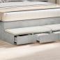 Preview: Nachttische Beton grau Holzwerkstoff 160 x 36,5 x 16,5 cm