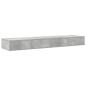 Preview: Nachttische Beton grau Holzwerkstoff 160 x 36,5 x 16,5 cm
