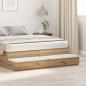Preview: ARDEBO.de - Nachttische Artisan-Eiche Spanplatte 160 x 36,5 x 16,5 cm