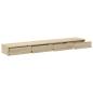 Preview: Bett mit Schubladen Sonoma Eiche 180x36,5x16,5 cm aus Holzwerkstoff