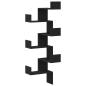 Preview: Wandecke Regal Schwarze Eiche 45x45x147 cm Holzwerkstoff