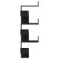 Preview: Wandecke Regal Schwarze Eiche 45x45x147 cm Holzwerkstoff