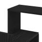 Preview: Wandecke Regal Schwarze Eiche 45x45x147 cm Holzwerkstoff