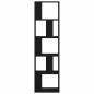 Preview: Bücherregal 5-stöckig Schwarz Eiche 45x23,5x162,5 cm Holzwerkstoff