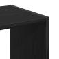 Preview: Bücherregal Schwarz Eiche 68,5x32x68,5 cm Holzwerkstoff