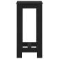 Preview: Bartisch Schwarze Eiche Werkstoff 51x50x103,5 cm