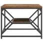Preview: Couchtisch mit Regal aus altem Holz 51x50x40 cm