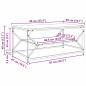 Preview: Couchtisch mit Regal aus Artisan-Eiche, 90x50x40 cm, Holzwerkstoff