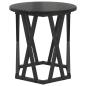 Preview: Beistelltisch 2 Stk. Schwarz Eichen-Optik 50 x 50 x 40 cm