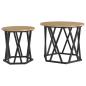 Preview: Nesting Beistelltische 2er Set Artisan Eiche Holzwerkstoff