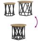 Preview: Nesting Beistelltische 2er Set Artisan Eiche Holzwerkstoff