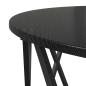 Preview: Couchtisch Schwarz Eiche 80x80x42 cm Holzwerkstoff