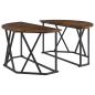 Preview: Couchtisch Raucheiche 80x80x42 cm Ingenieurholz