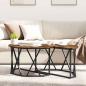 Preview: Couchtisch Raucheiche 80x80x42 cm Ingenieurholz