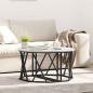 Preview: ARDEBO.de - Couchtisch Grau Sonoma Verarbeitetes Holz 80 x 80 x 42 cm