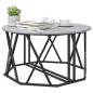 Preview: Couchtisch Grau Sonoma Verarbeitetes Holz 80 x 80 x 42 cm