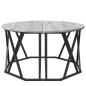 Preview: Couchtisch Grau Sonoma Verarbeitetes Holz 80 x 80 x 42 cm