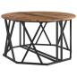 Preview: Couchtisch aus altem Holz 80x80x42 cm aus Holzwerkstoff