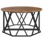 Preview: Couchtisch aus altem Holz 80x80x42 cm aus Holzwerkstoff
