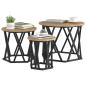 Preview: Nesting Side Tables 3 Stück Artisan Eiche Holzwerkstoff