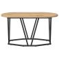 Preview: Couchtisch Artisan Eiche 80x40x40,5 cm Holz und Metall