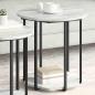 Preview: Beistelltische 2er Set Grau Sonoma Holz und Metall