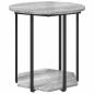 Preview: Beistelltische 2er Set Grau Sonoma Holz und Metall