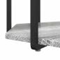 Preview: Beistelltische 2er Set Grau Sonoma Holz und Metall
