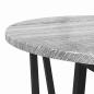 Preview: Beistelltisch 2er Set Grau Sonoma aus Holzwerkstoff und Metall