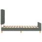 Preview: Bettgestell Dunkelgrau 90x190 cm Stoff
