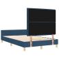 Preview: Bettgestell Blau 160x200 cm Stoff