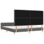 Preview: Bettgestell Dunkelgrau 180x200 cm Stoff
