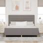 Preview: Bettgestell in Taupe, 180x200 cm, Stoff
