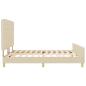 Preview: Bettgestell in Creme - 180x200 cm Stoff