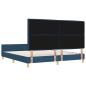 Preview: Blaues Stoffbettgestell 180x200 cm