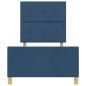 Preview: Bettgestell Blau 100x200 cm Stoff