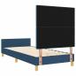 Preview: Bettgestell Blau 100x200 cm Stoff