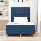 Preview: Bettgestell blau 120x190 cm aus Stoff