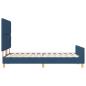 Preview: Bettgestell Blau 140x200 cm Stoff