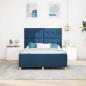 Preview: Bettgestell Blau 160x200 cm Stoff